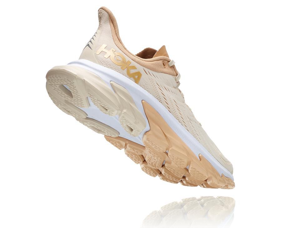 Hoka One One Hardloopschoenen Dames - Clifton Edge - Beige - AY9263480